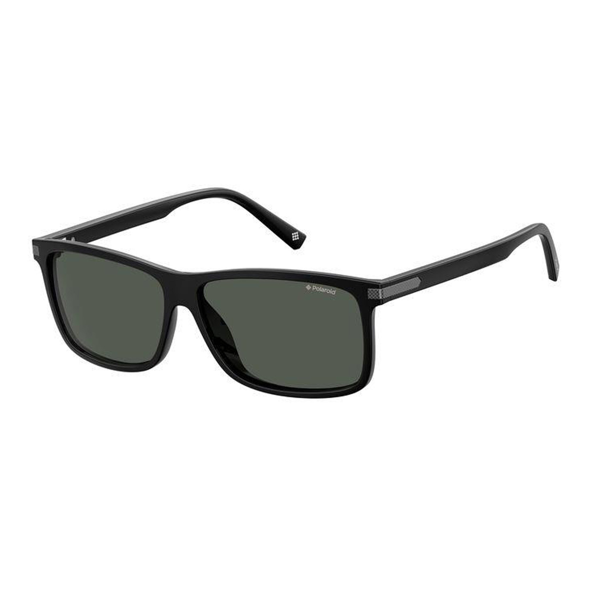Polaroid Men's Rectangle Sunglasses, Grey, 2121SX 08AM9