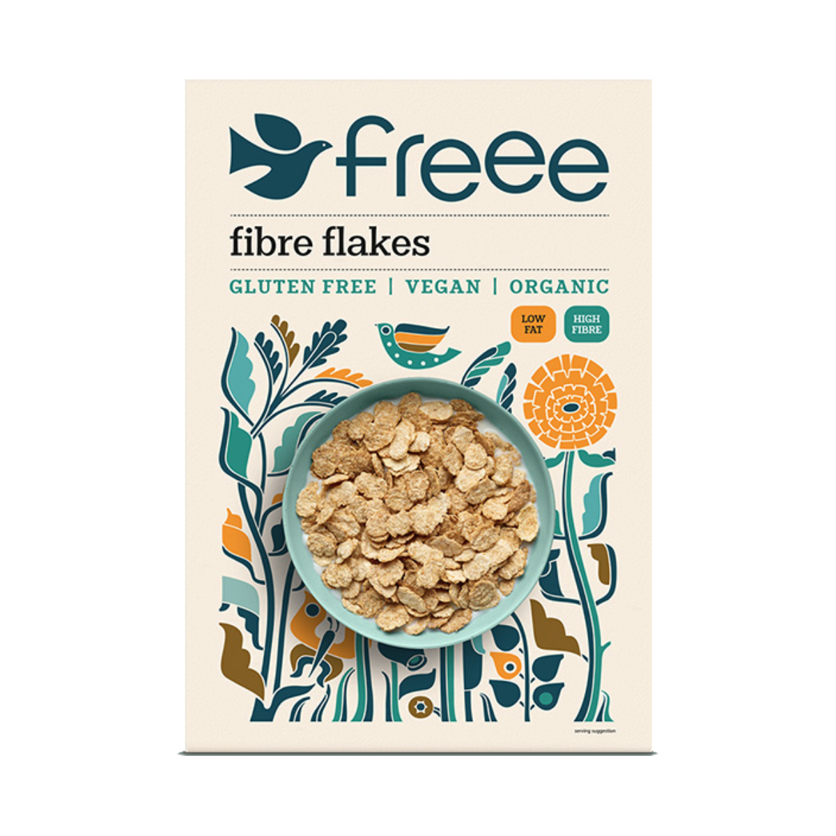 Buy Doves Farm Freee Fibre Flakes 375 g Online at Best Price | Health Cereals | Lulu Kuwait in UAE