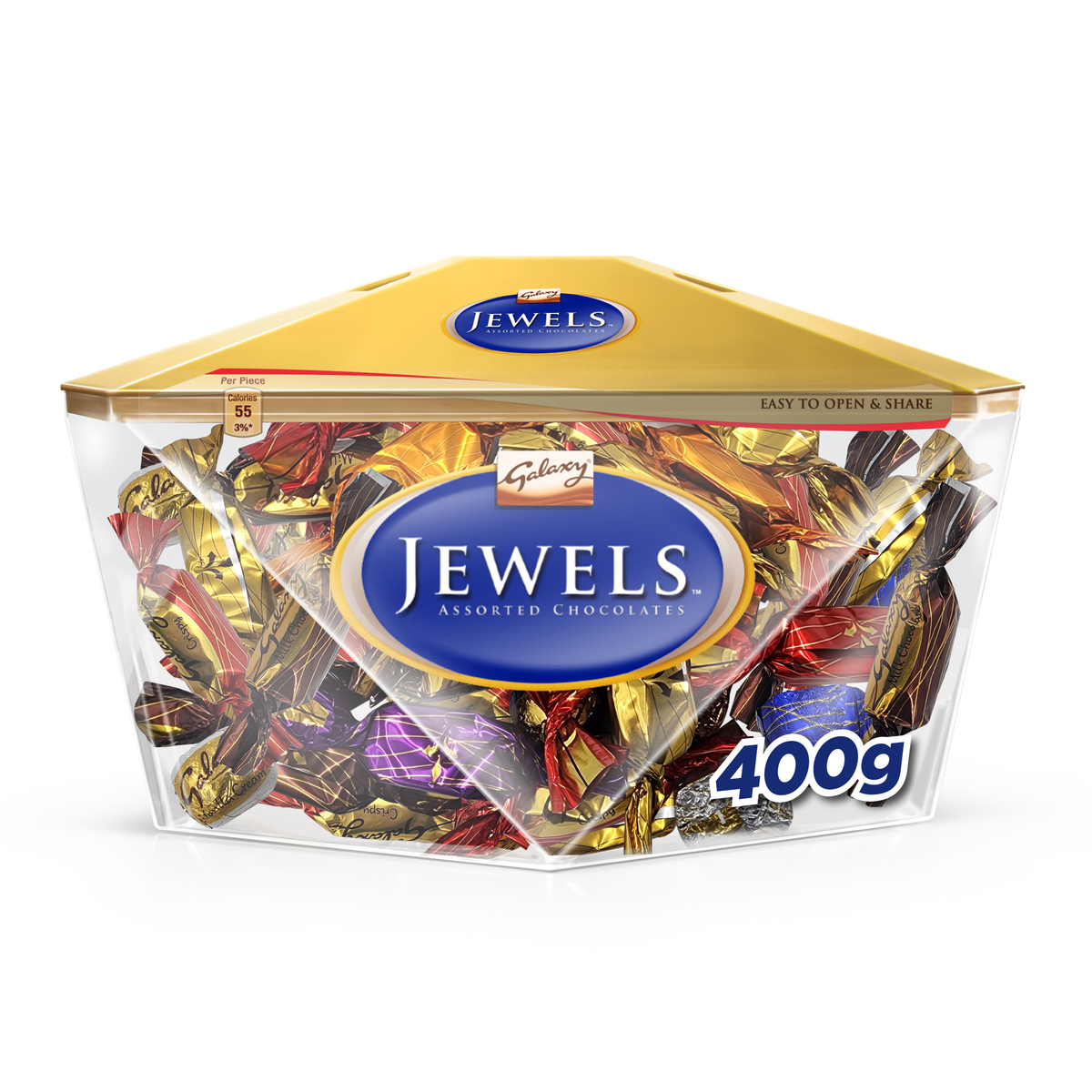 اشتري قم بشراء جالكسي جواهر عبوة إهداء شوكولاتة منوعة 400 جم Online at Best Price من الموقع - من لولو هايبر ماركت Boxed Chocolates في السعودية