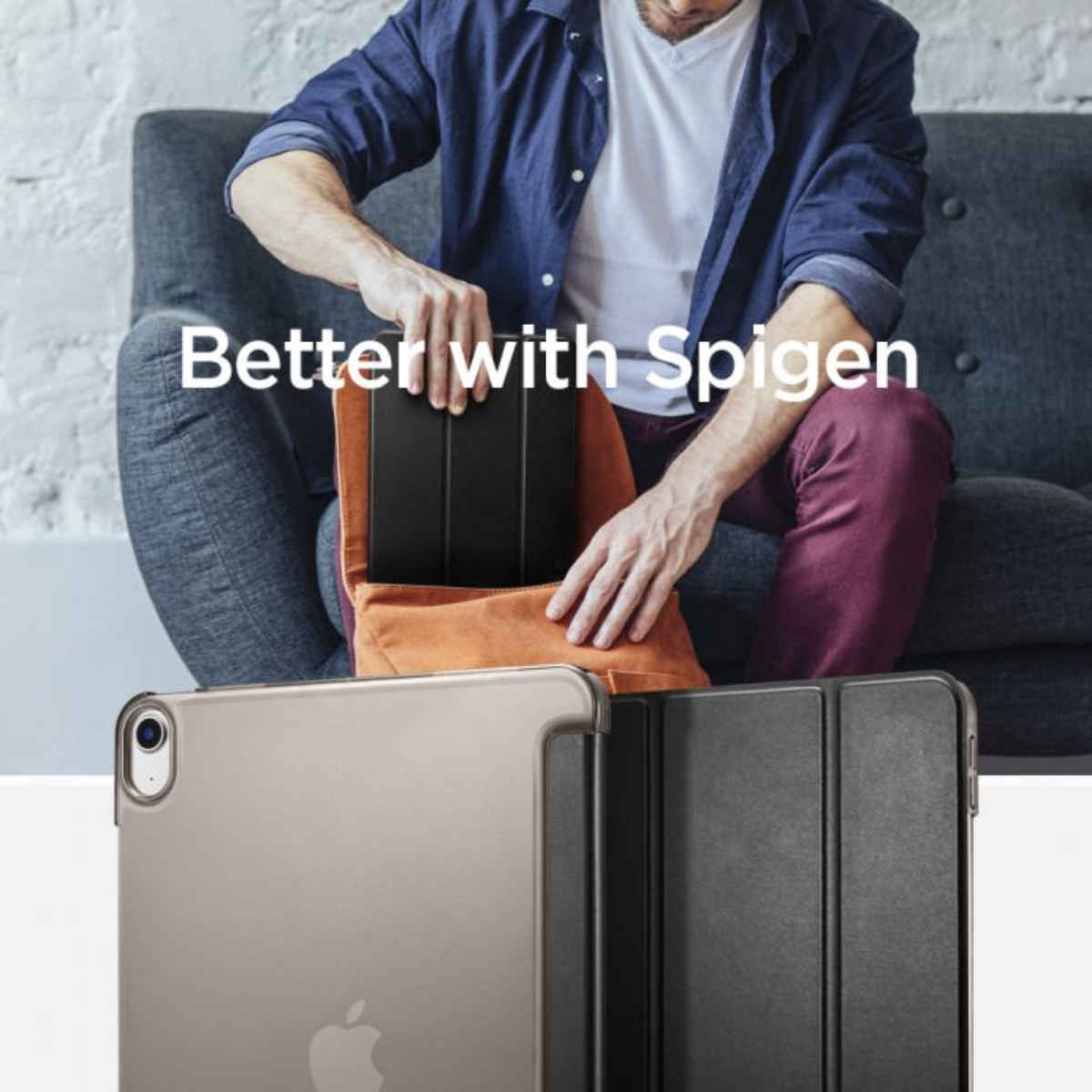 Spigen iPad Air 10.9 inches Smart Fold Case, Black