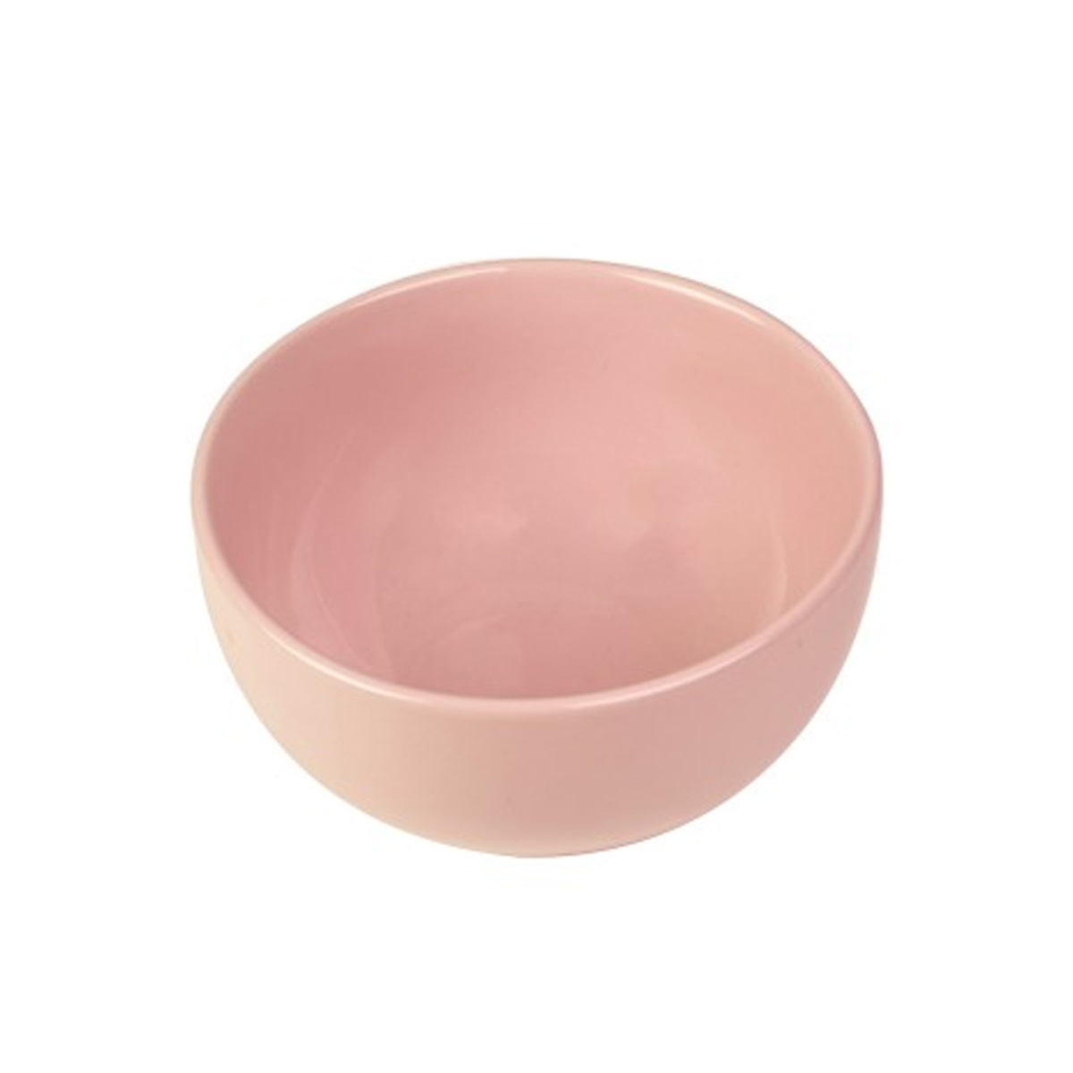 Little Homes Pink Stoneware Noodle Bowl 5.5"