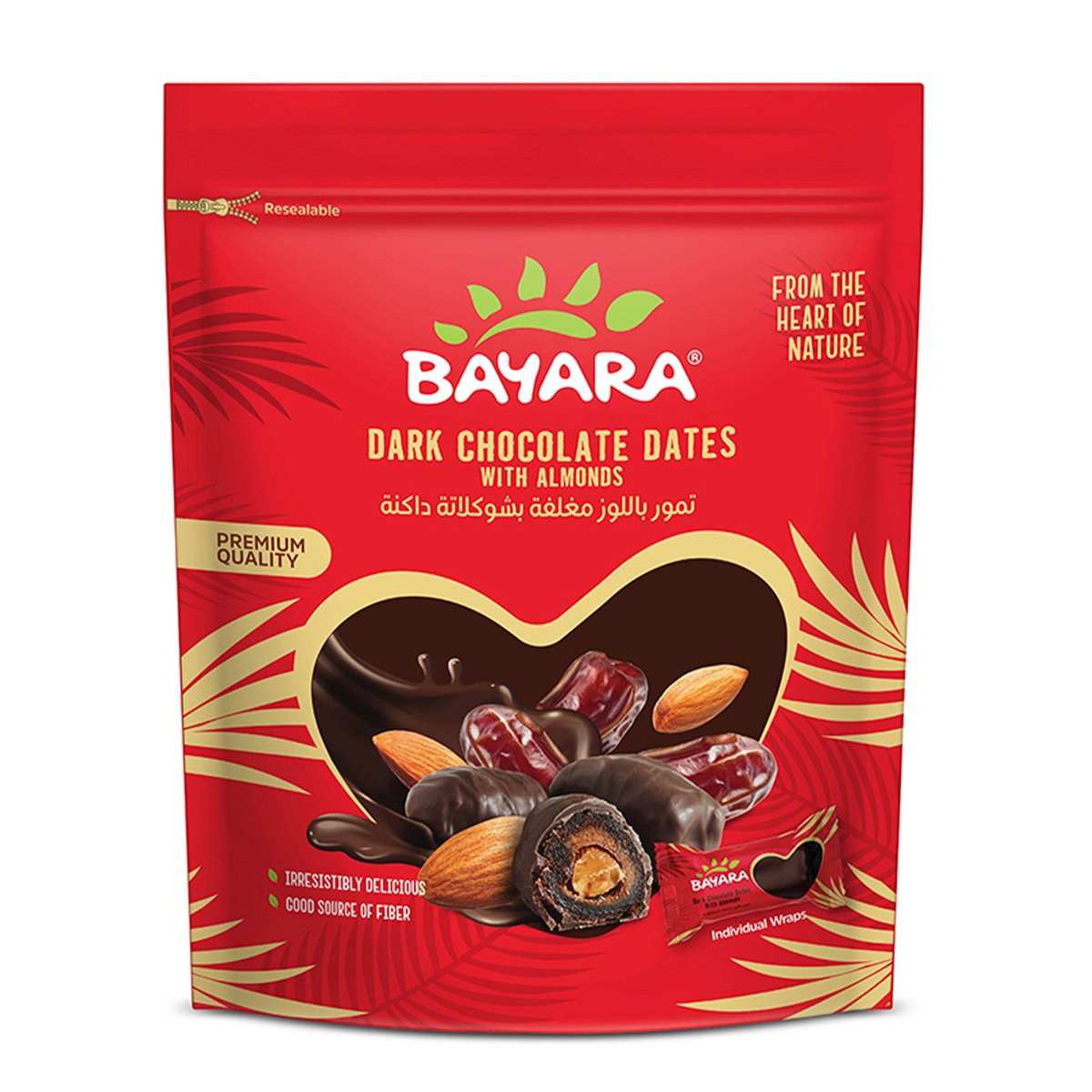 Bayara Dark Chocolate Dates with Almonds 250 g