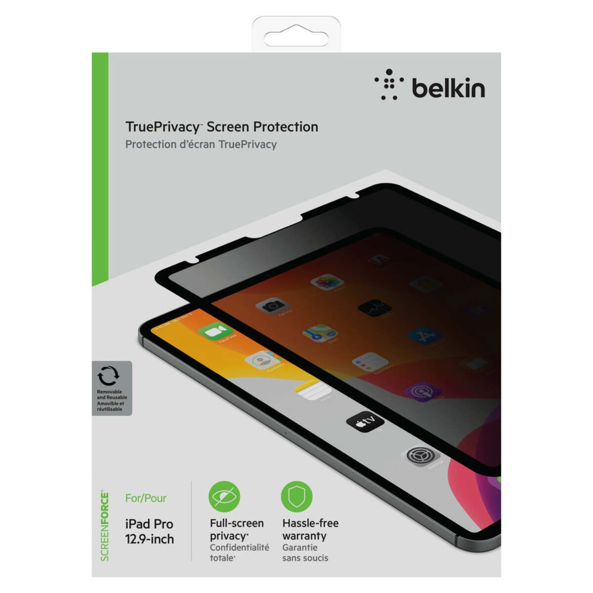 BELKIN ScreenForce TruePrivacy Screen Protection for iPad Pro 12.9 (3rd/4th Gen)