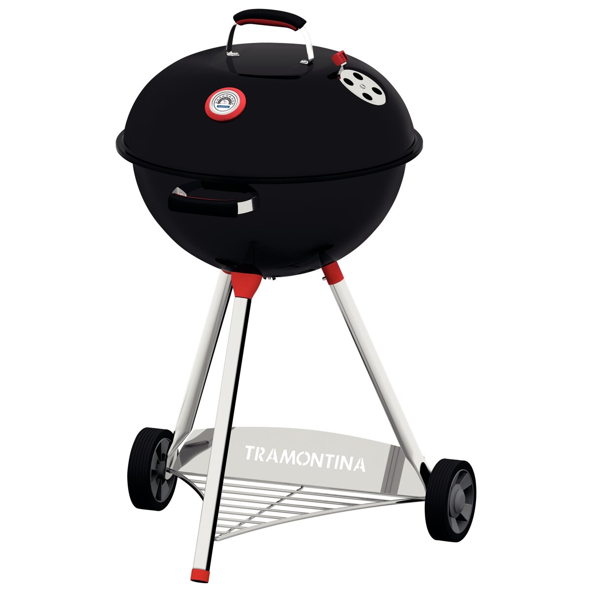Tramontina Charcoal BBQ Grill Enamelled with Stainless Steel 560Ltr