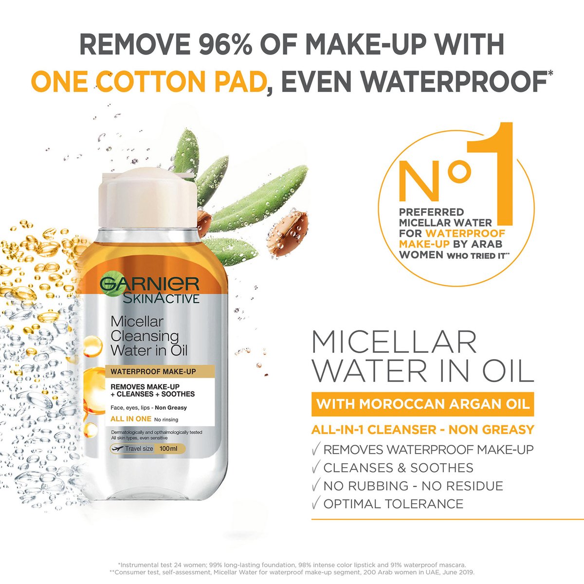 Garnier Skin Active Micellar Cleansing Water in Oil 100 ml