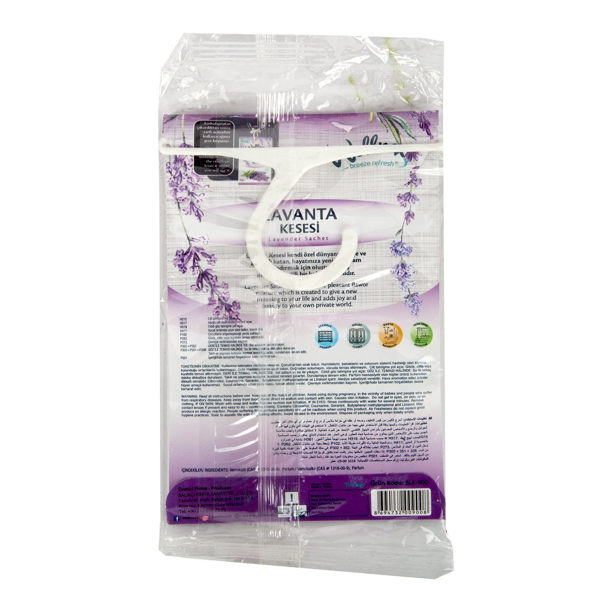 Wellnax Lavender Cabinet Drawer Refresh 21 g