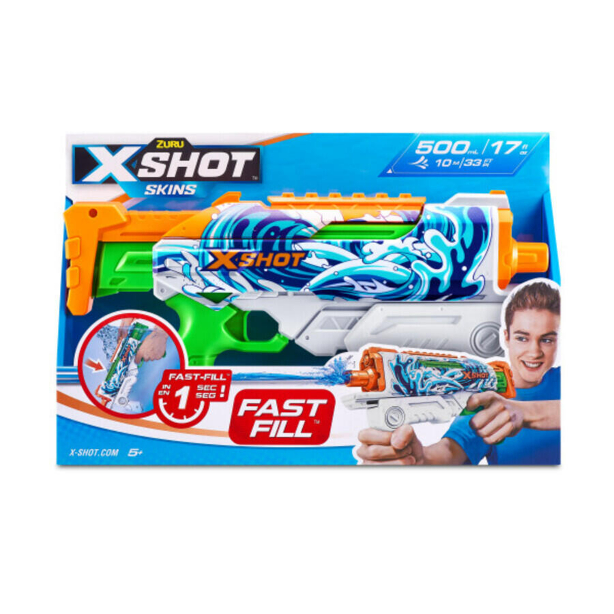 X-Shot Hyperload Fast-Fill, 1 Pc, Assorted, Multicolour, 11854