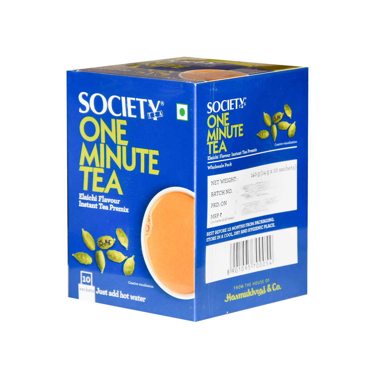 Society Tea Elaichi Flavour One Minute Tea 10 x 14 g