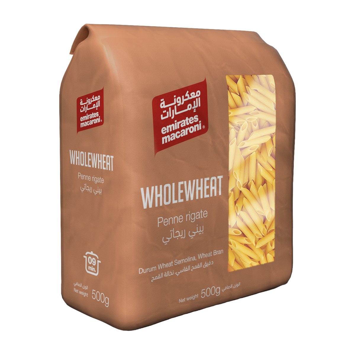 Emirates Macaroni Whole Wheat Penne Rigate Pasta  500 g