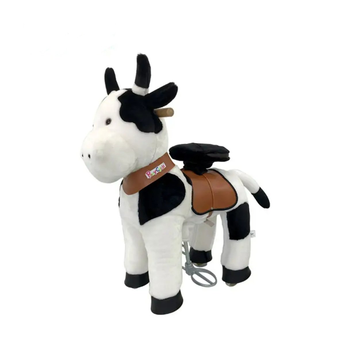 Toby's Ponycycle Riding Cow, Black and White, TB-2032