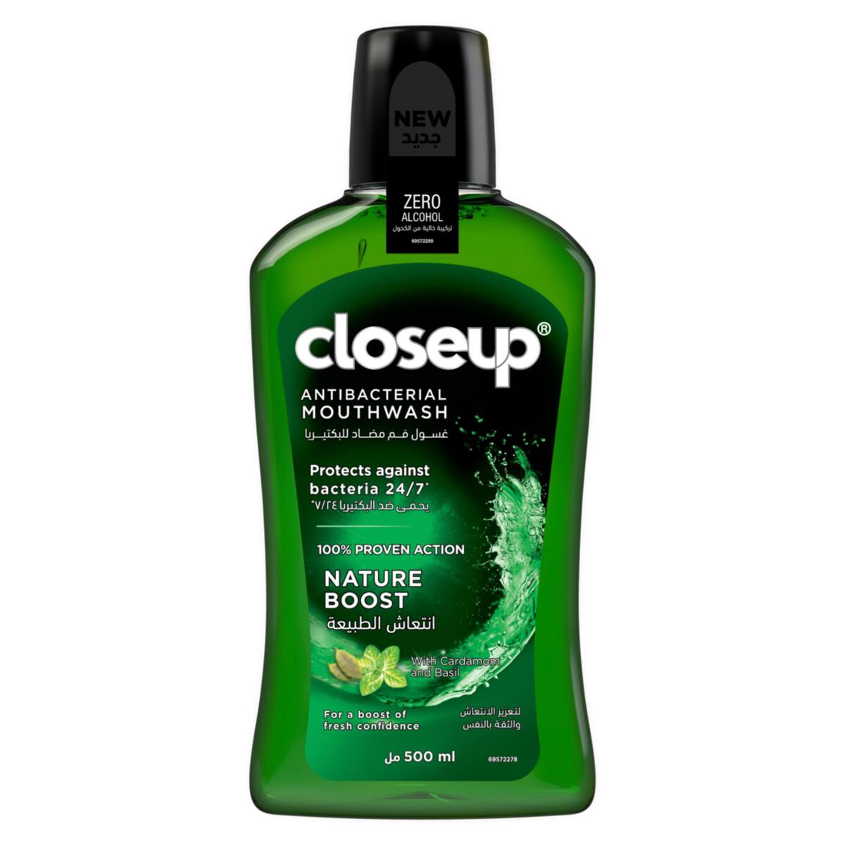 Closeup Antibacterial Mouthwash Nature Boost 500 ml