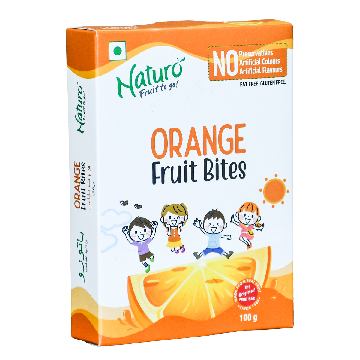 Naturo Orange Fruit Bites 100 g