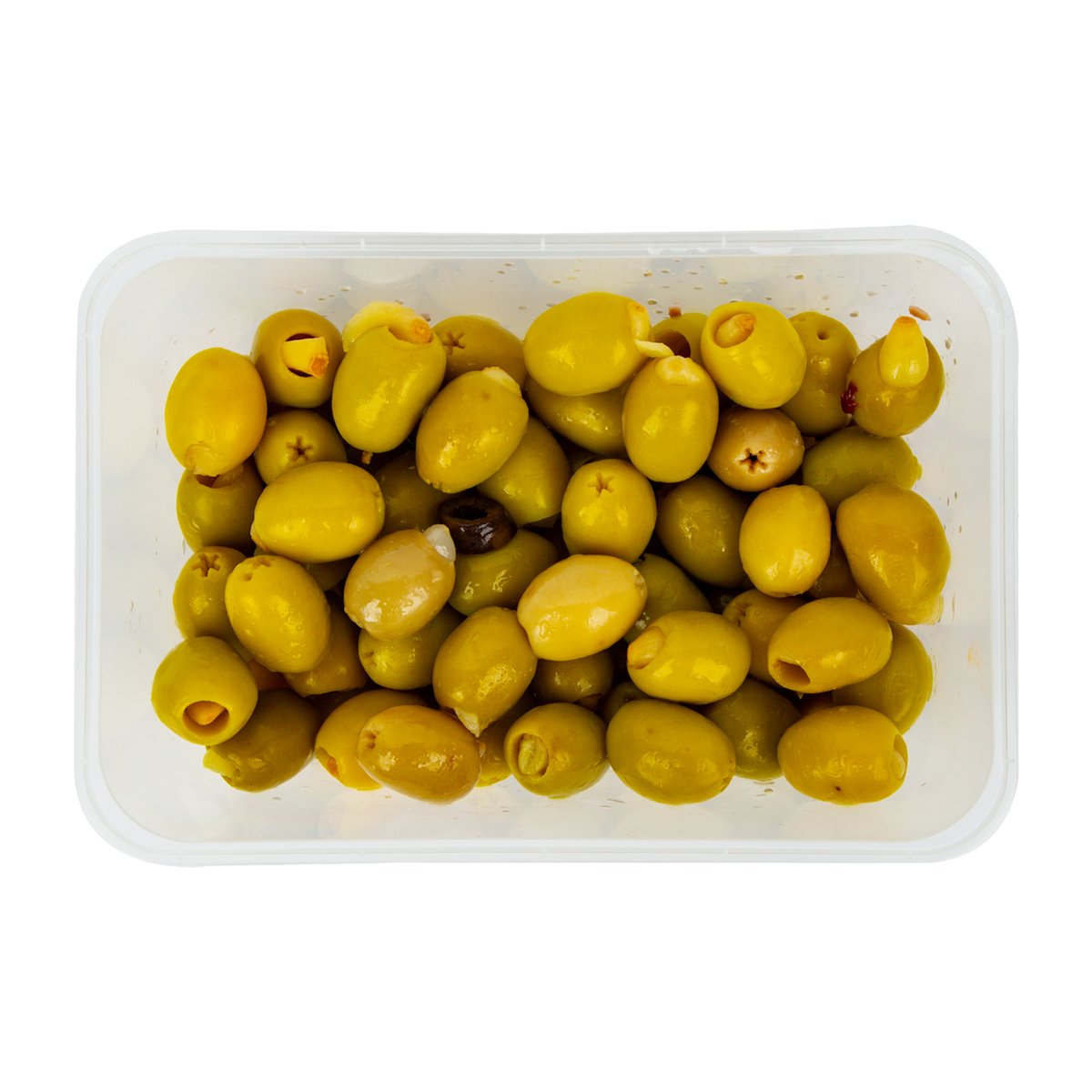 Turkish Green Olives/Garlic 300 g