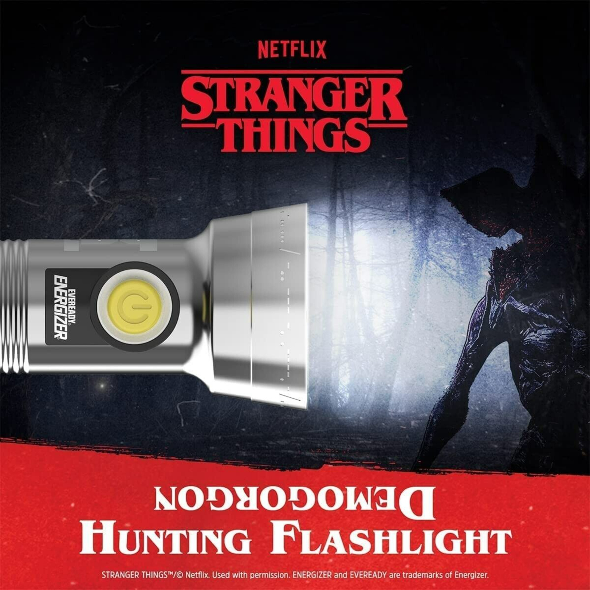Energizer Netflix Stranger Things Edition Retro Metal LED Torch Light, VRMH25