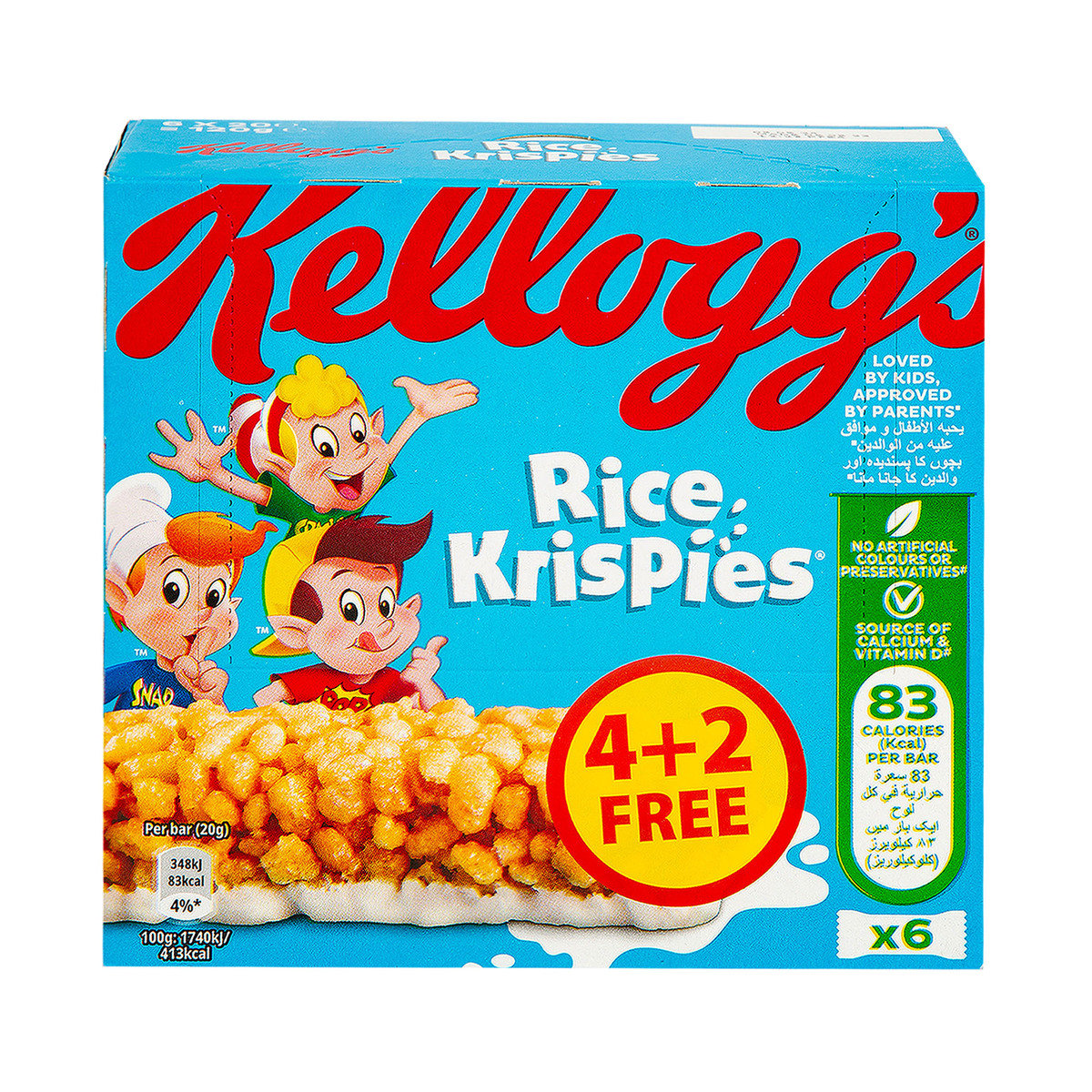 Kellogg's Rice Krispies Bar 20 g 4+2