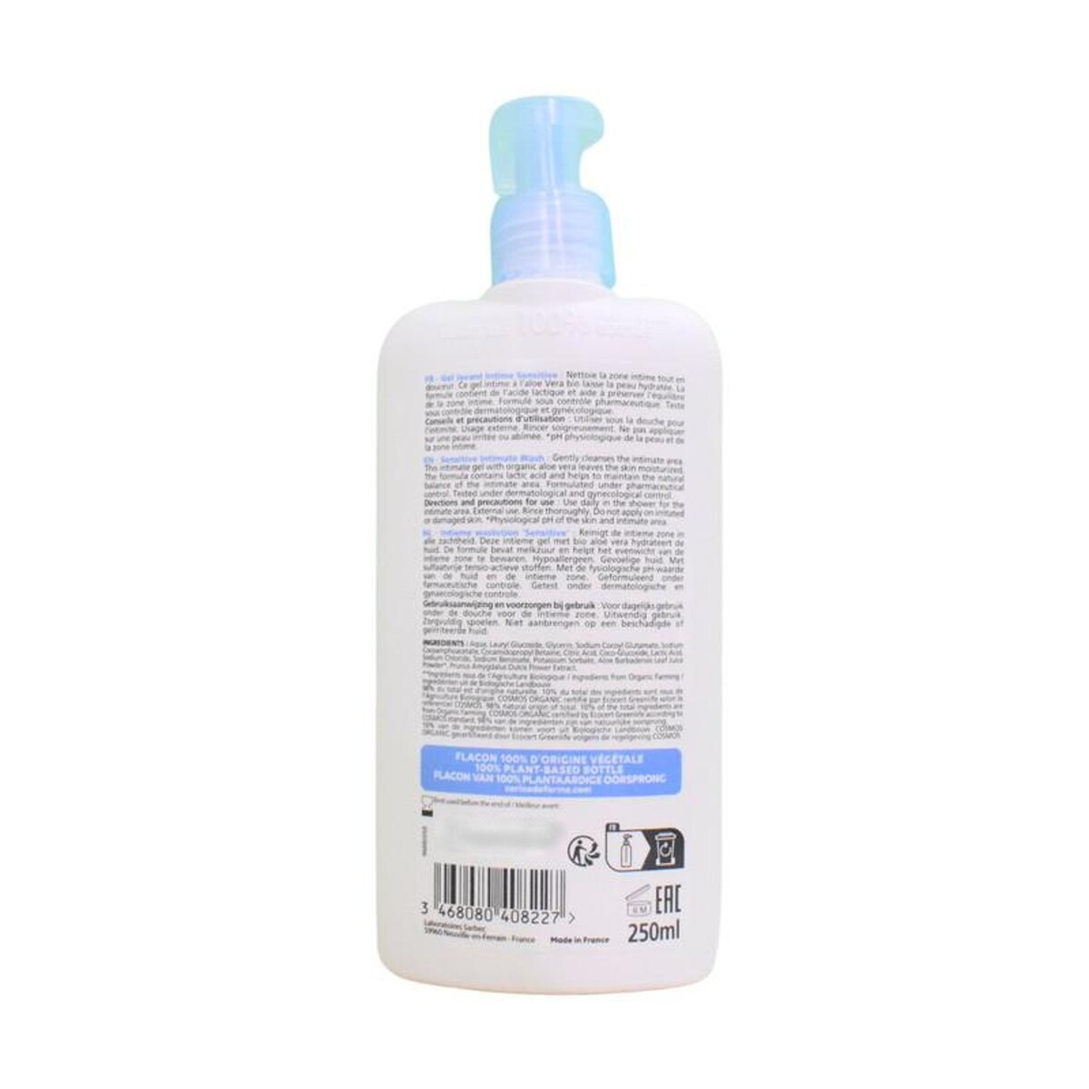 Corine De Farme Bio Organic Sensitive Intimate Wash 250 ml