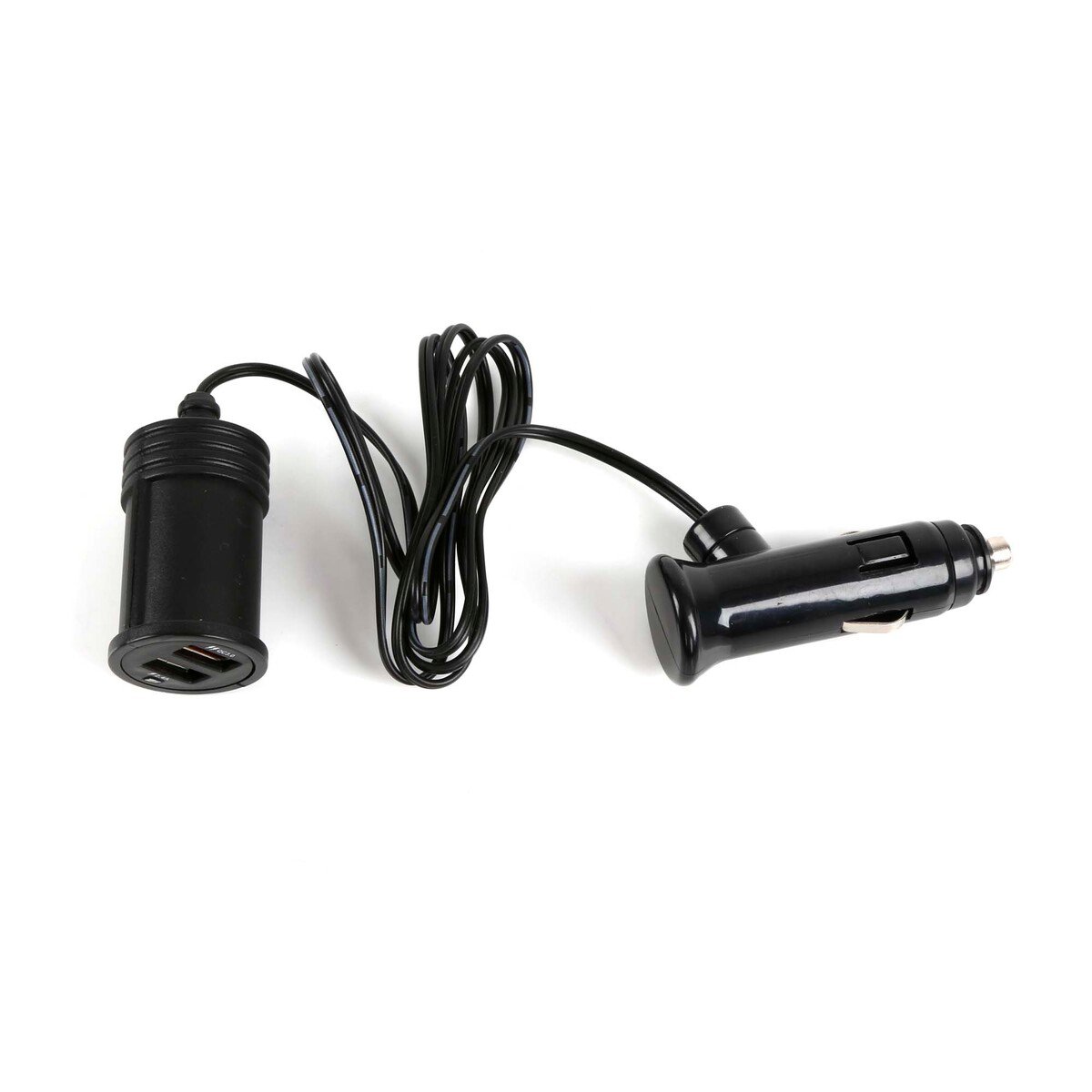 Automate Dual Port USB Car Charger, 37.2 W, Black, C341