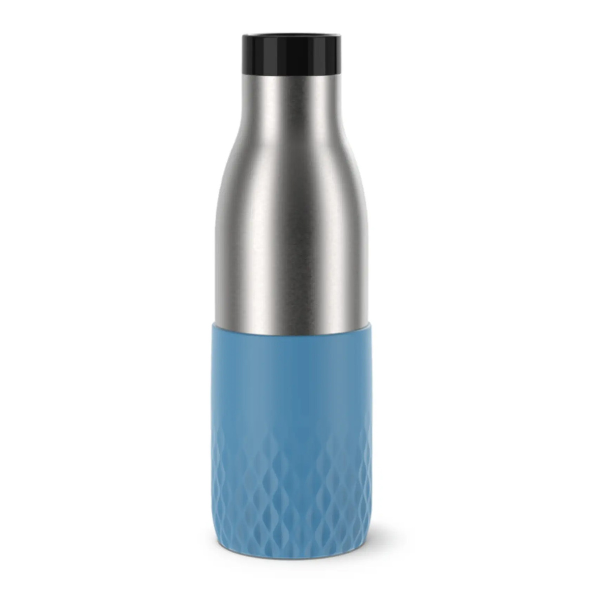 Tefal Stainless Steel Double Wall Vacuum Drinking Bottle Bludrop Steel Blue 500ml N3110710