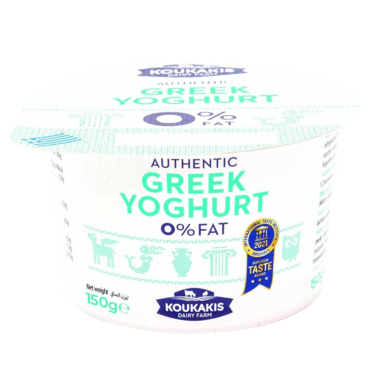 Koukakis Authentic Greek Yoghurt 0% Fat 150 g