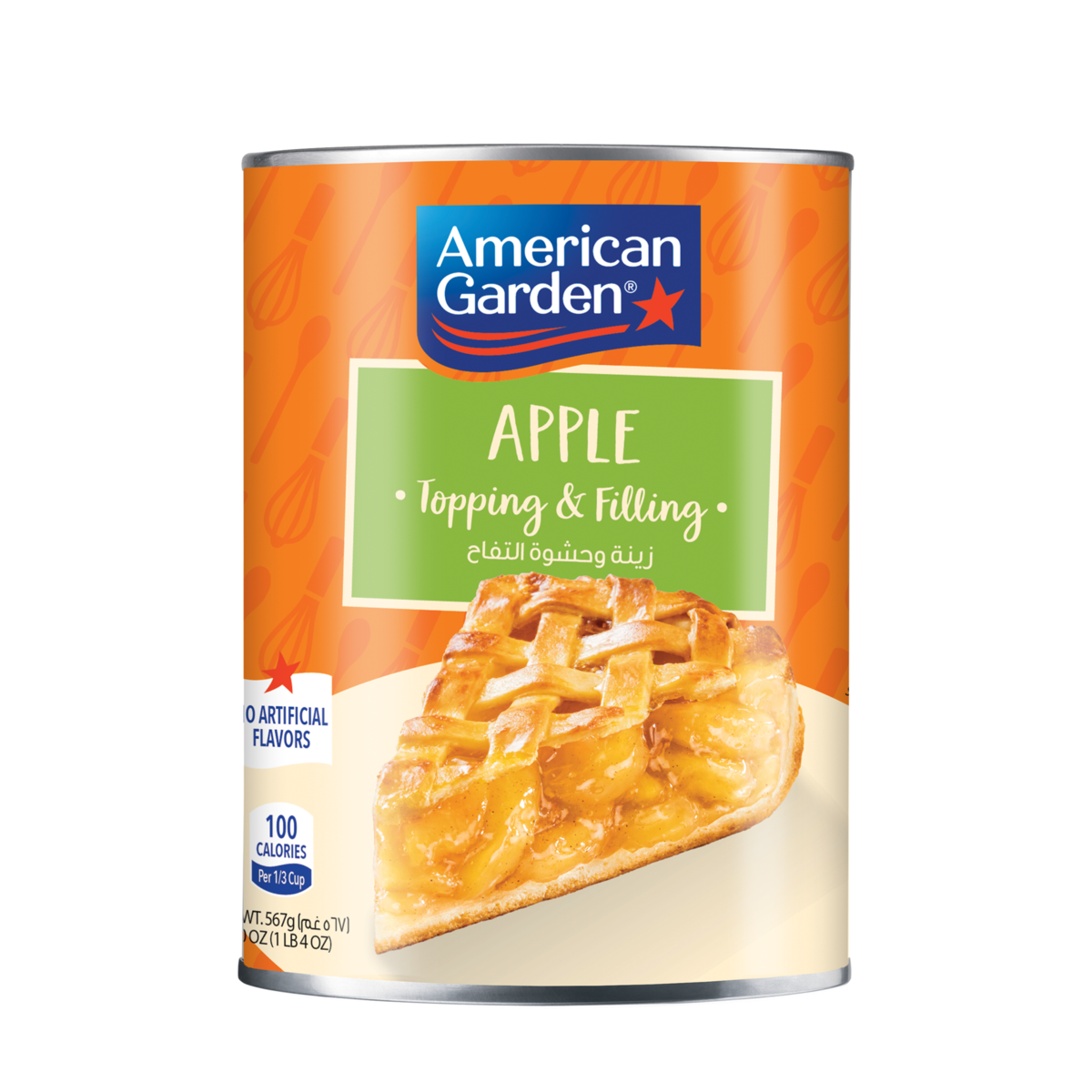 American Garden Apple Topping & Filling 595 g