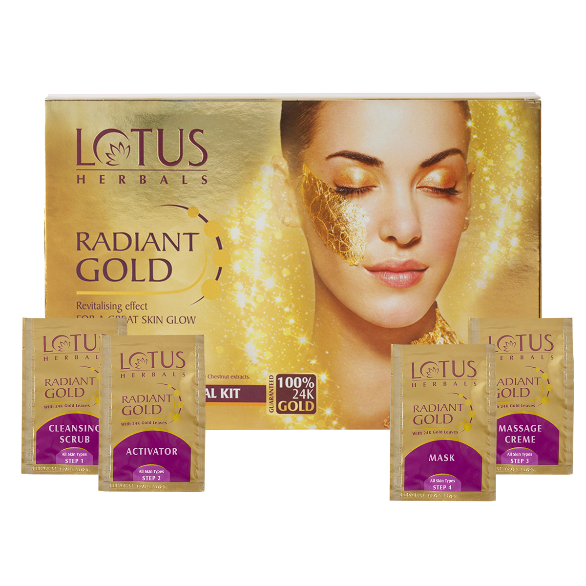 Lotus Herbals Radiant Gold Facial Kit