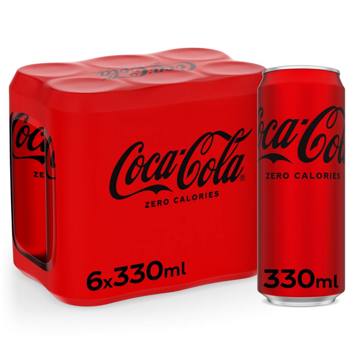 Coca-Cola Zero 6 x 330 ml Online at Best Price, Cola Can
