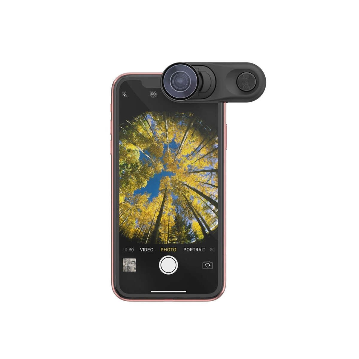 OLLOCLIP Fisheye + Super-Wide + Macro Essential Lenses For iPhone XR