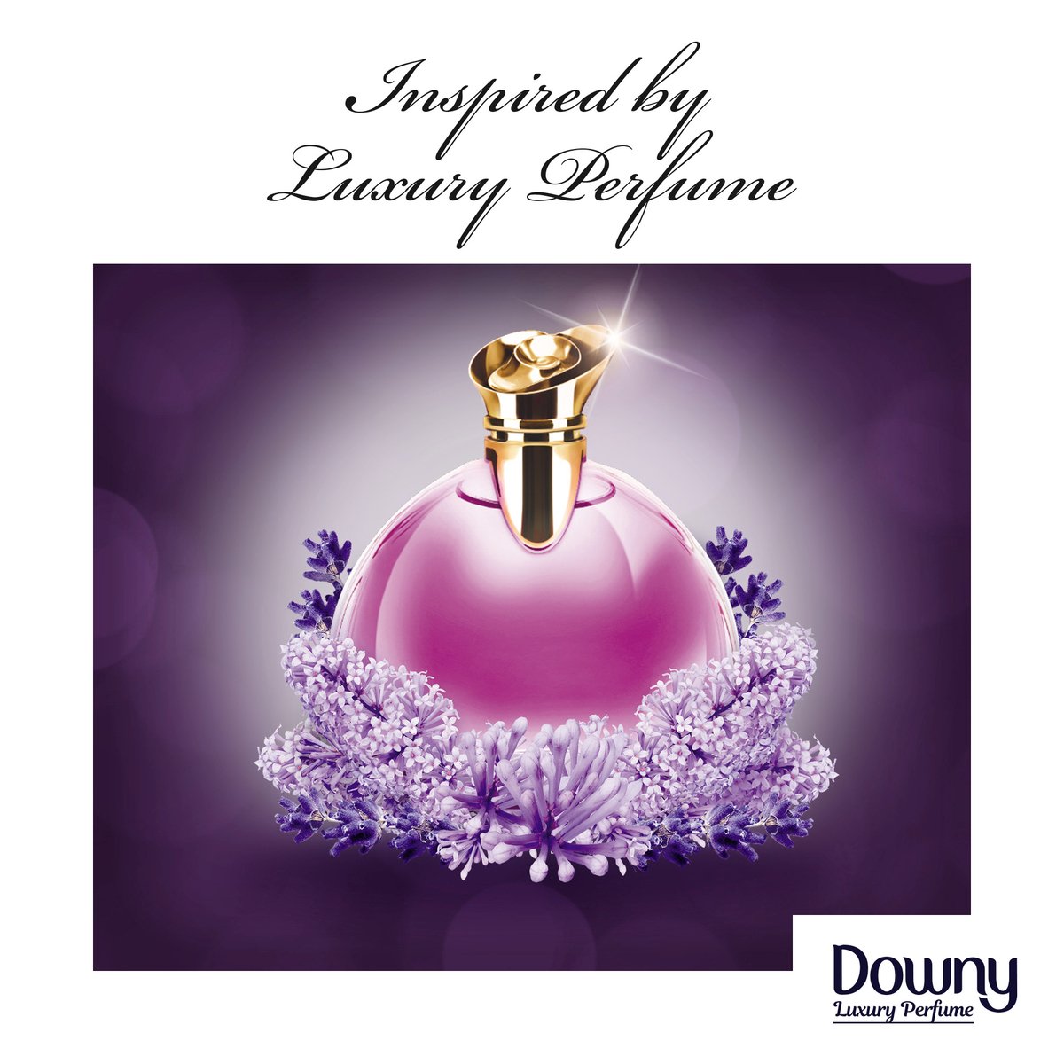 Downy Luxury Perfume Concentrate Lavender & White Musk Fabric Softener 880 ml 