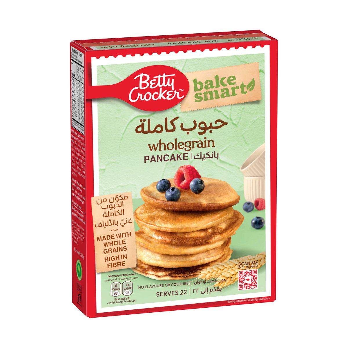 اشتري قم بشراء بيتي كروكر خليط فطائر البانكيك بالقمح الكامل ٥٠٠ جم Online at Best Price من الموقع - من لولو هايبر ماركت Cake & Dessert Mixes في السعودية