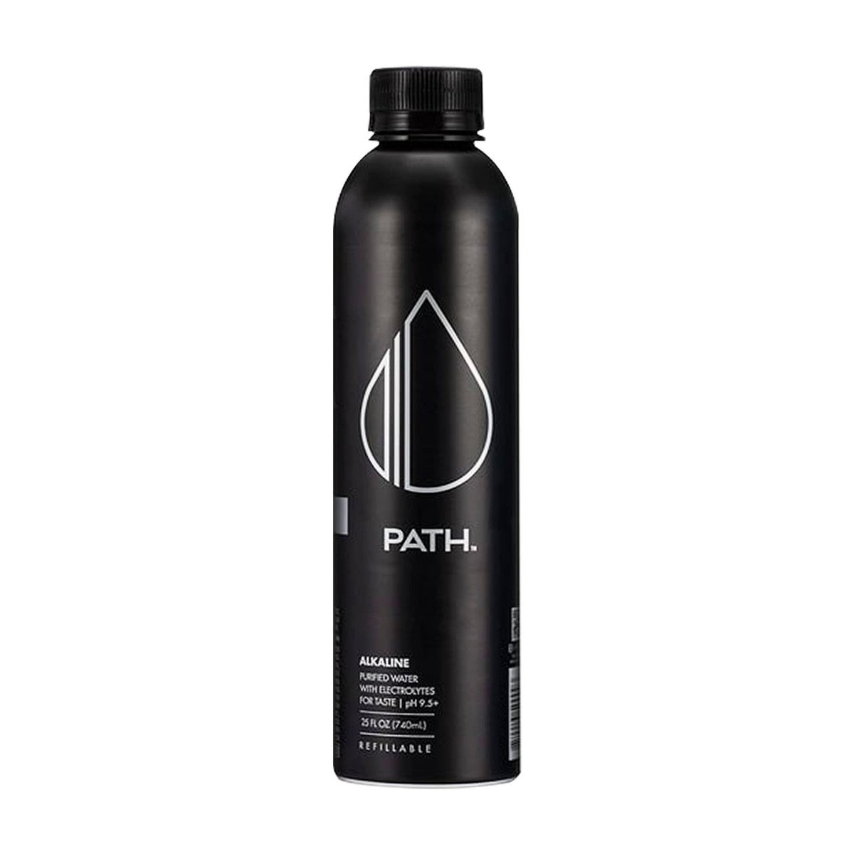 Path Alkaline Purified Water Aluminum Bottle, 740 ml