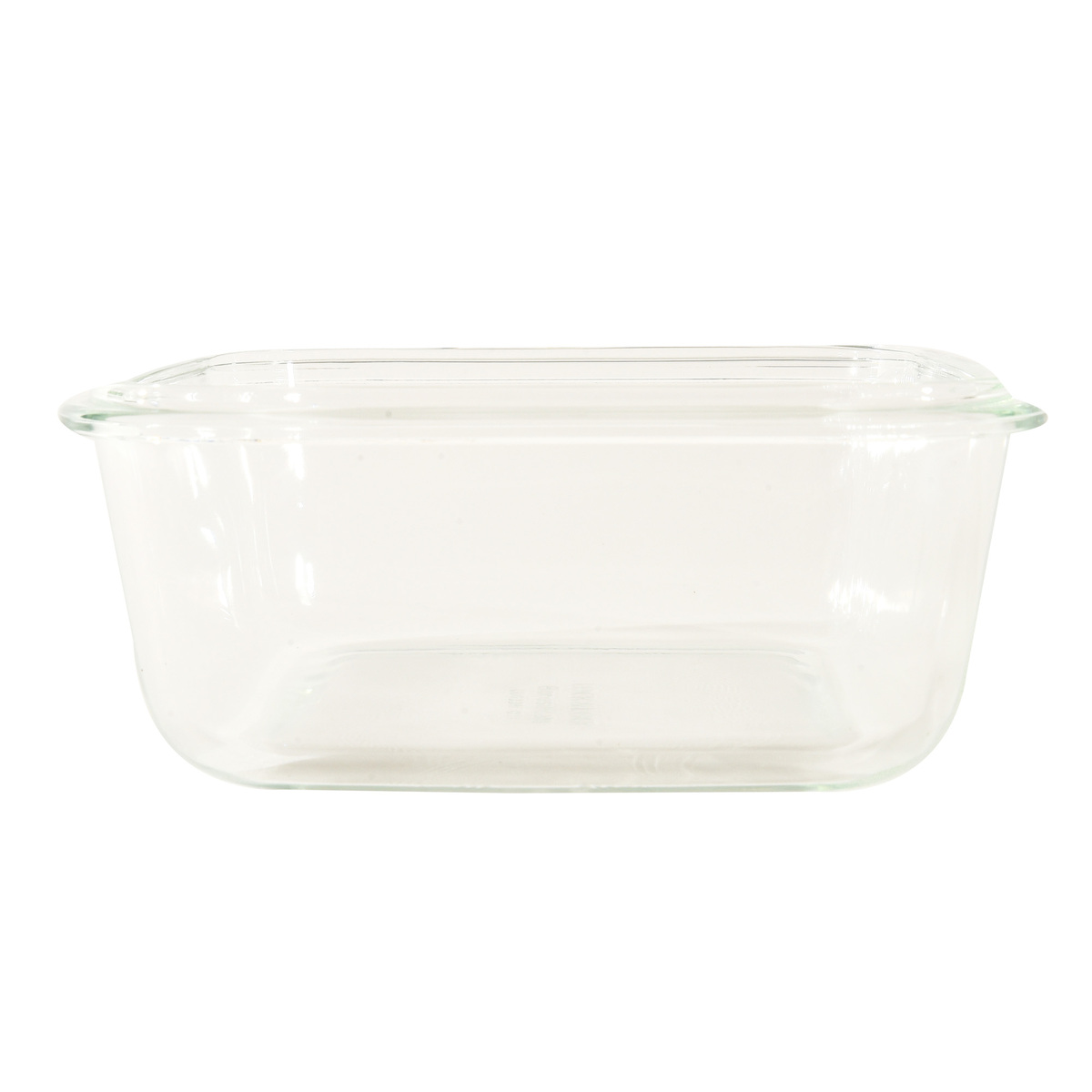 Lock & Lock Square Glass Container with Lid, 930 ml, Clear, LLG226
