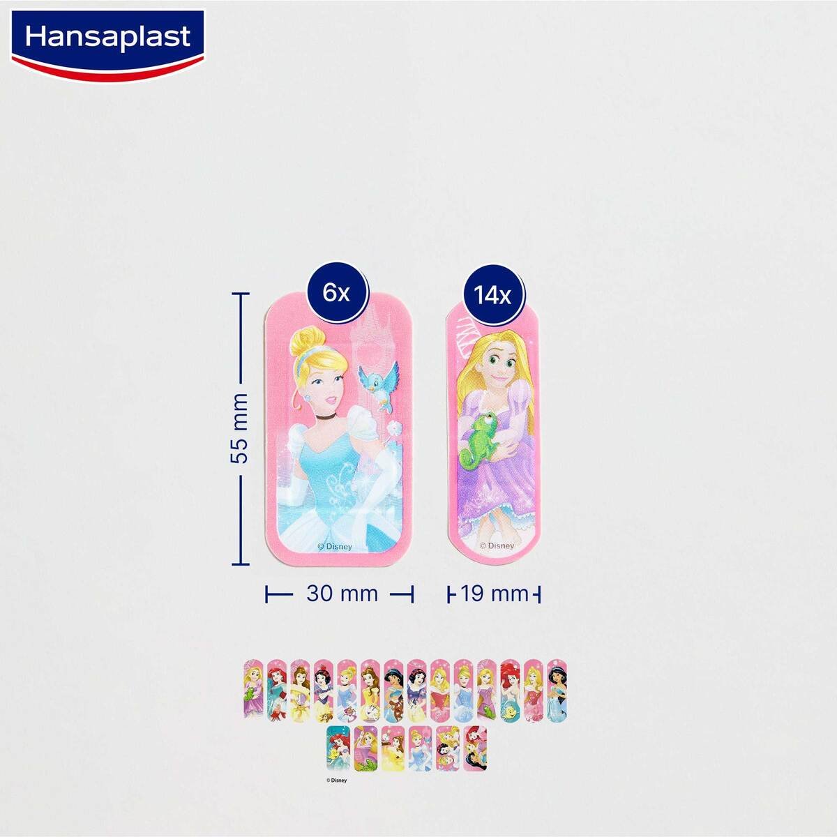 Hansaplast Kids Plasters Disney Princess 20 pcs