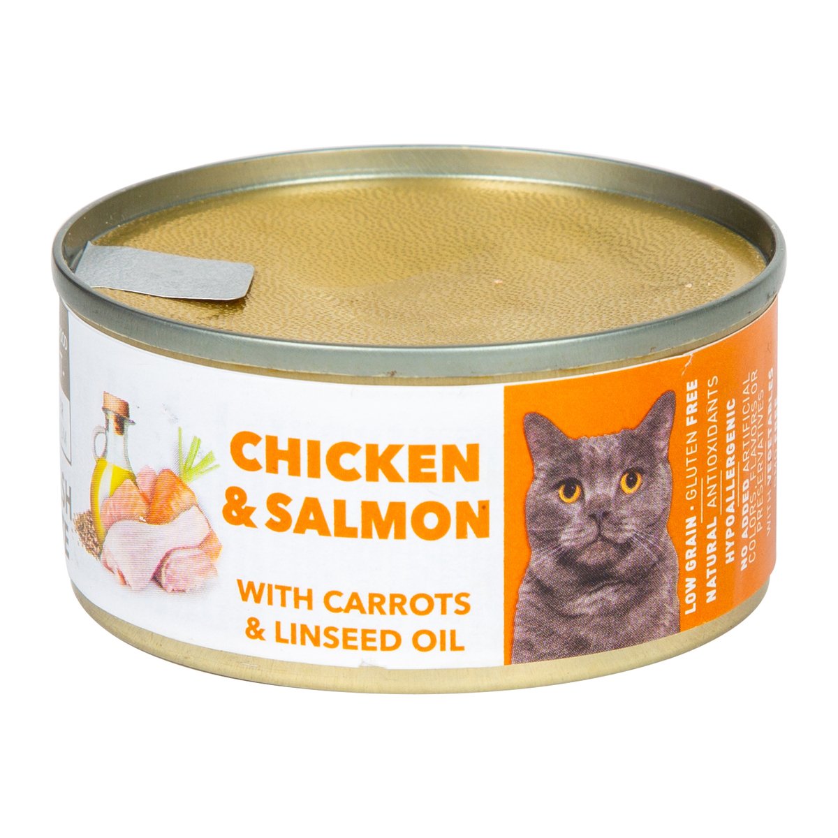 Amity Chicken & Salmon with Carrots & Linseeds Oil Kitten Food 80 g