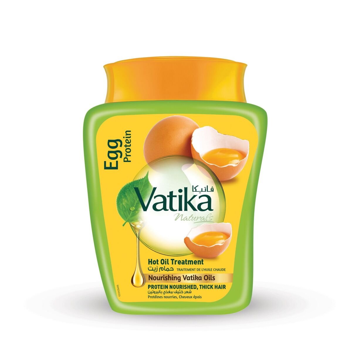 Vatika Naturals Hammam Zaith Hot Oil Treatment Enriched With Egg Protein For Nourished & Thick Hair 500 g