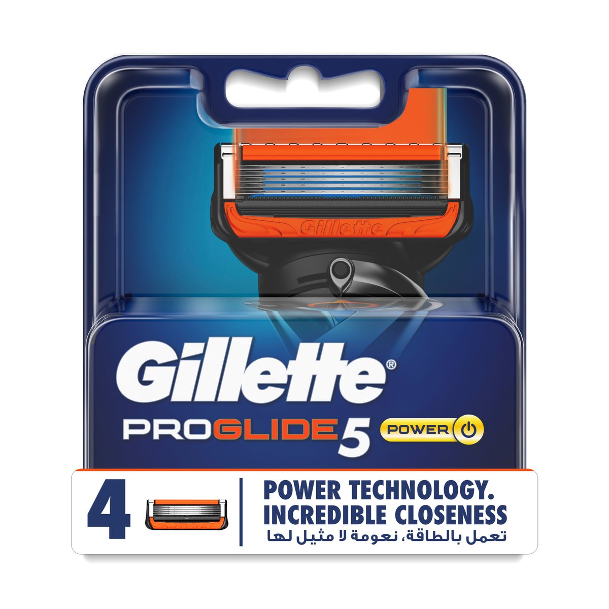 Gillette Fusion ProGlide 5 Power Men's Razor Blades Refills 4 pcs