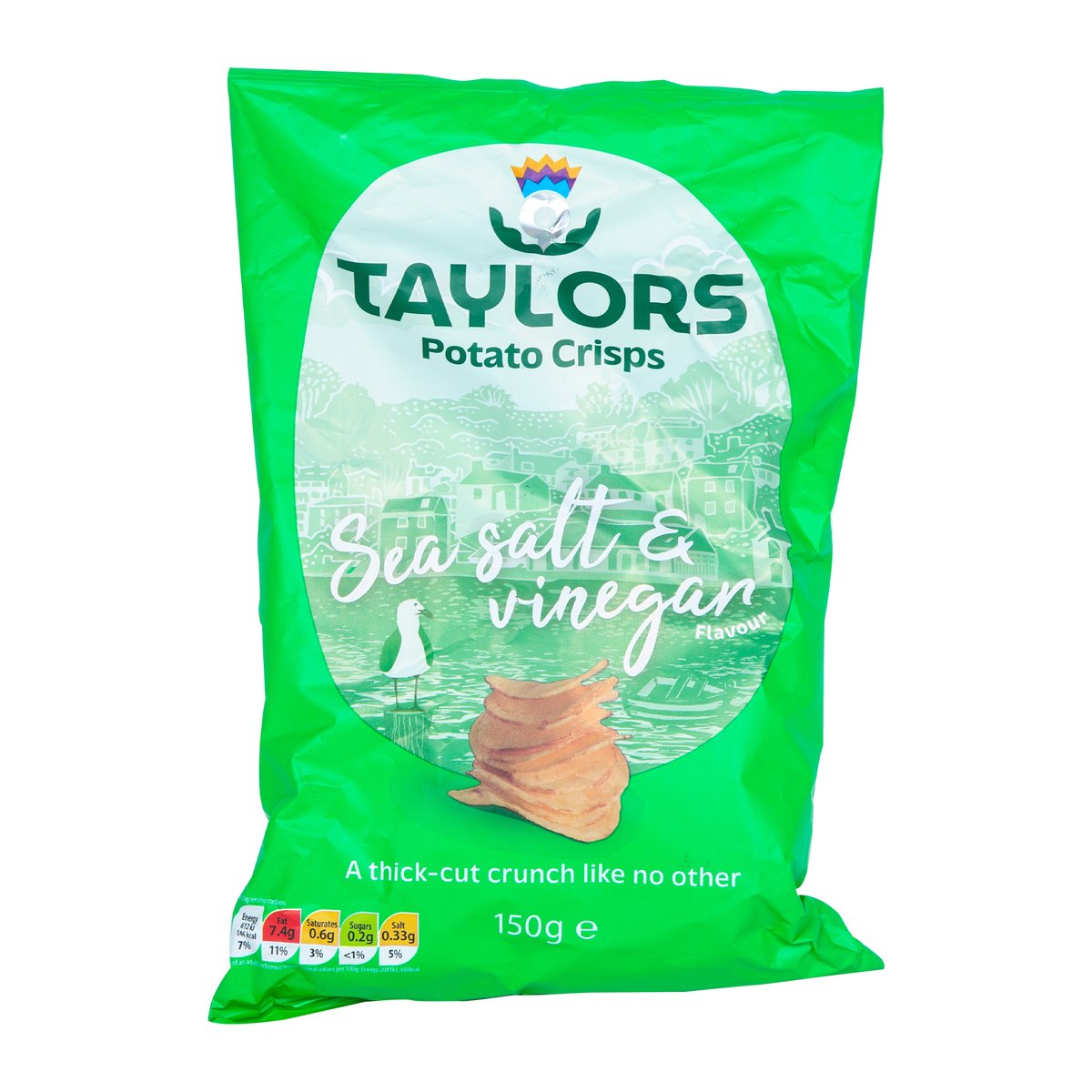 Taylors Sea Salt & Vinegar Potato Crisps 150 g