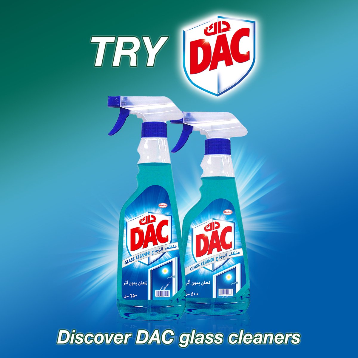 Dac Glass Cleaner Blue 4 Litres