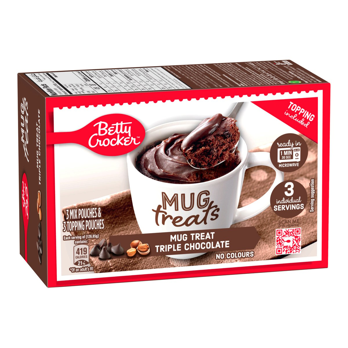 Betty Crocker Mug Treats Triple Chocolate Cake 255 g