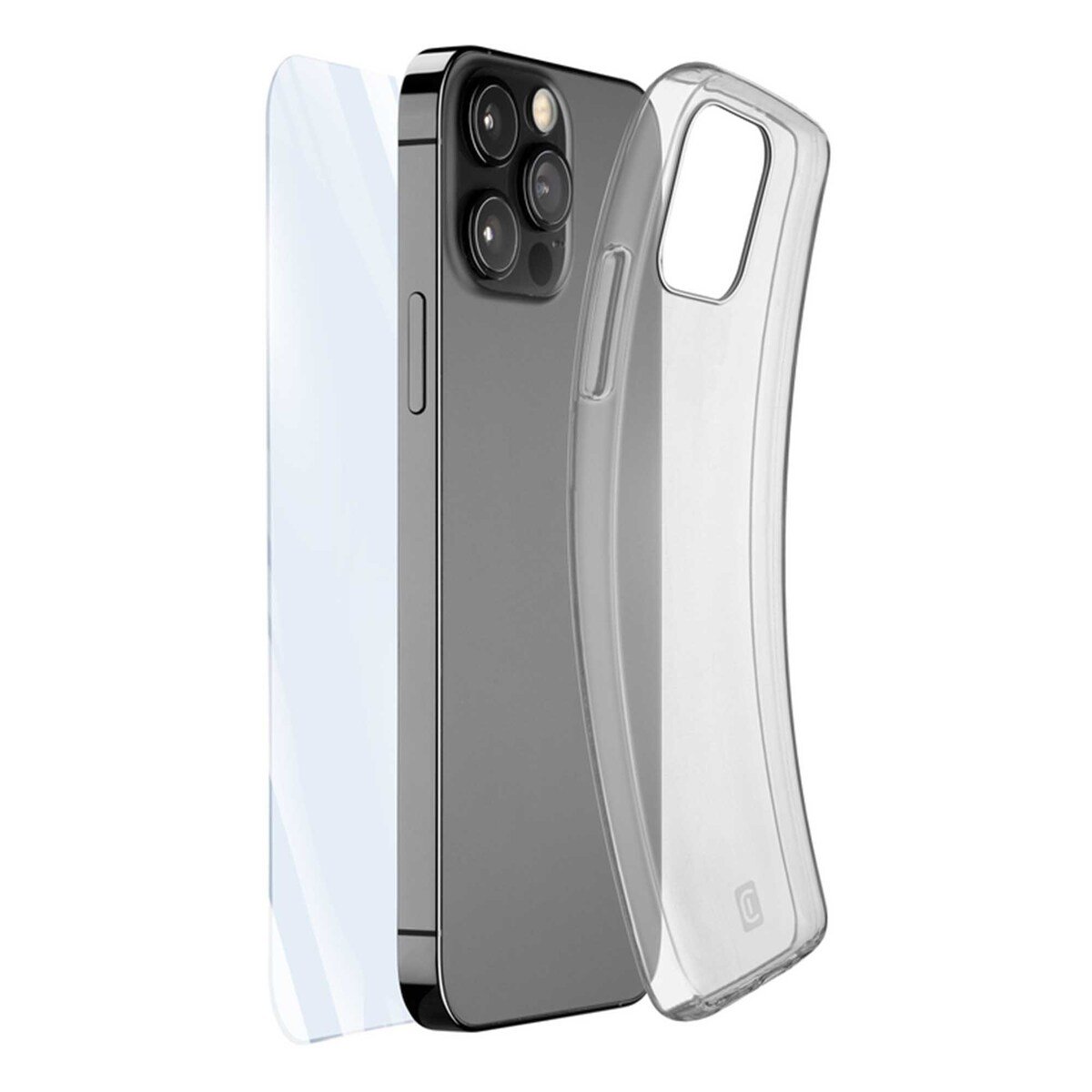 Cellular Line Iphone15 Pro Max Glass + Case Kit PROTKITIPH15PRMT