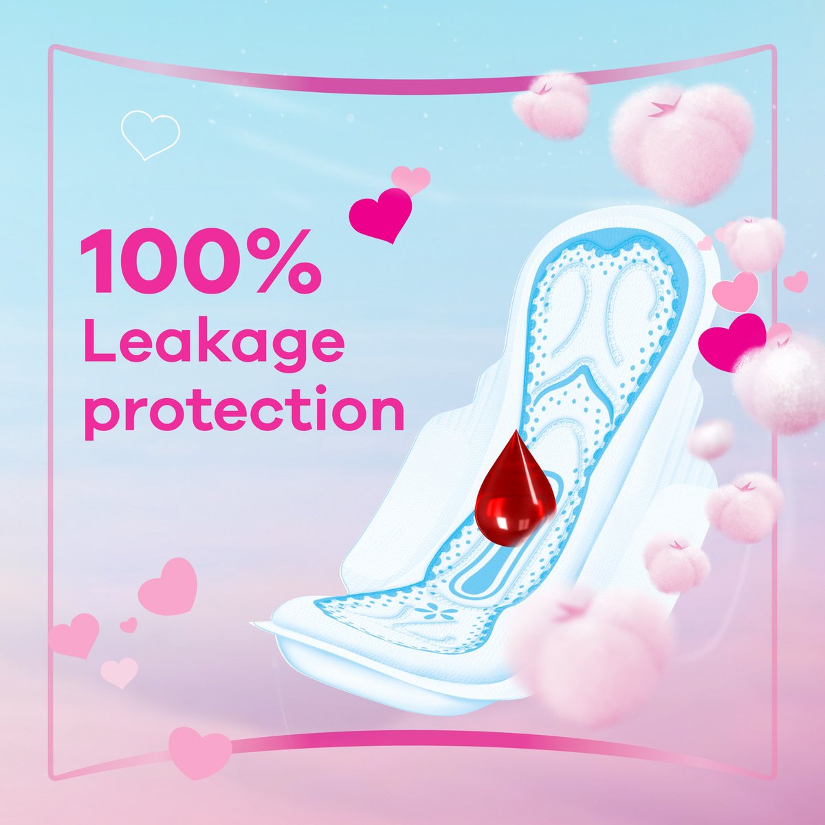 Always Skin Love Maxi Thick Pads Large 10 pcs
