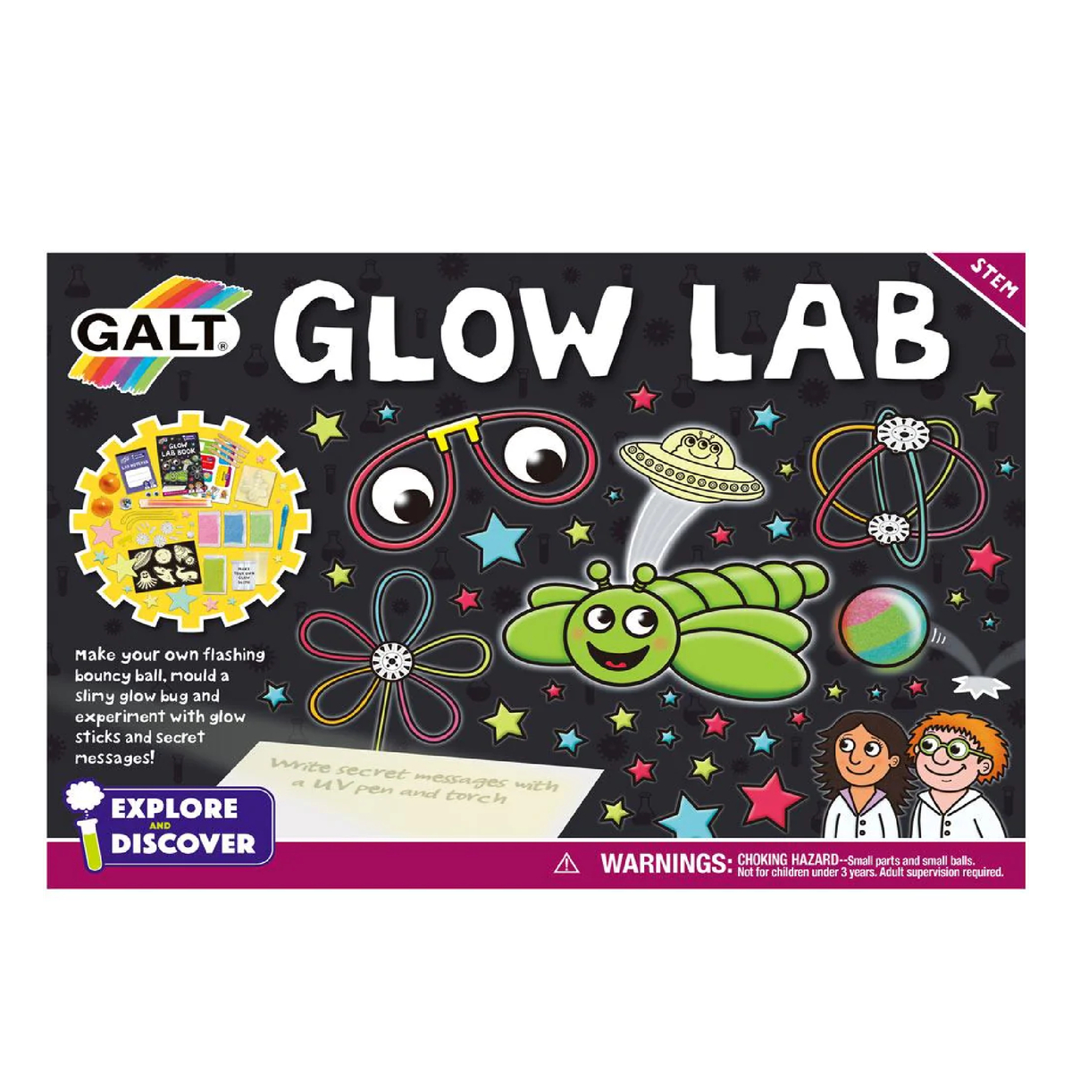 Galt Glow Lab, Science Educational Learning Toys, 6 years +, 110527
