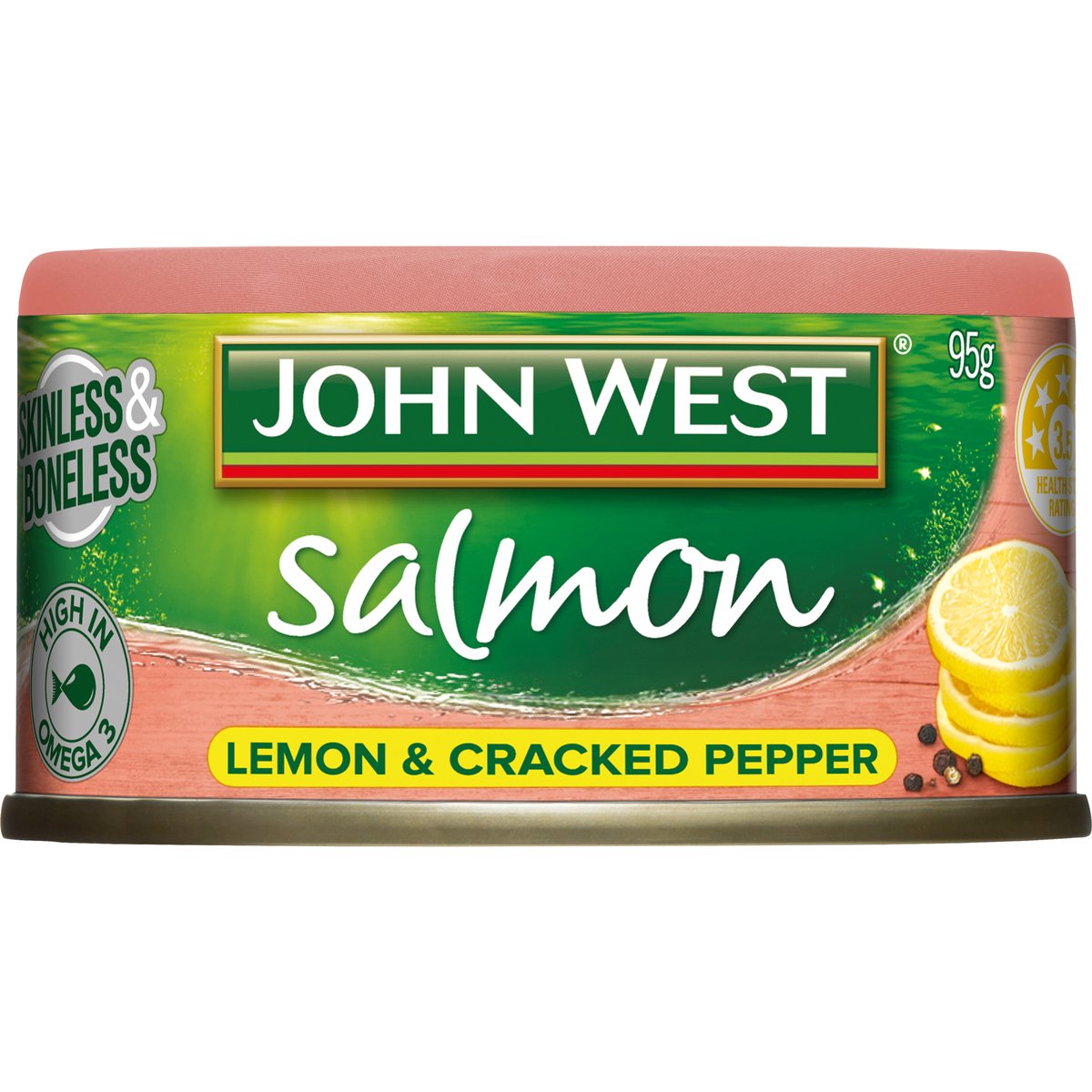 John West Salmon Lemon & Cracked Pepper 95 g