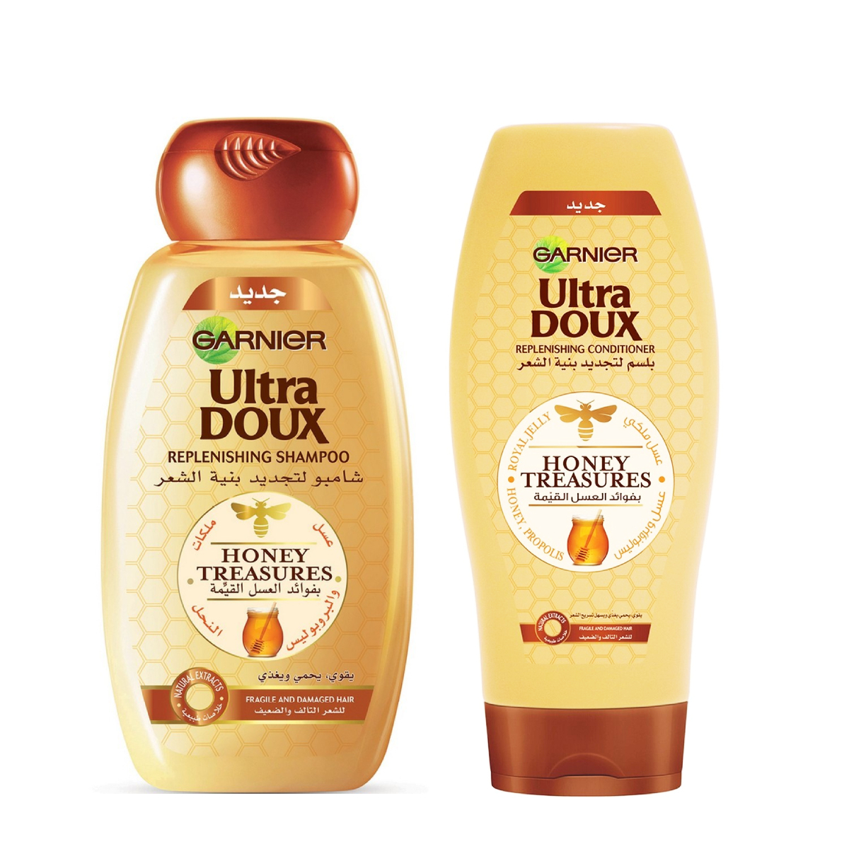 Garnier Ultra Doux Honey Treasures Replenishing Shampoo 400 ml + Conditioner 400 ml