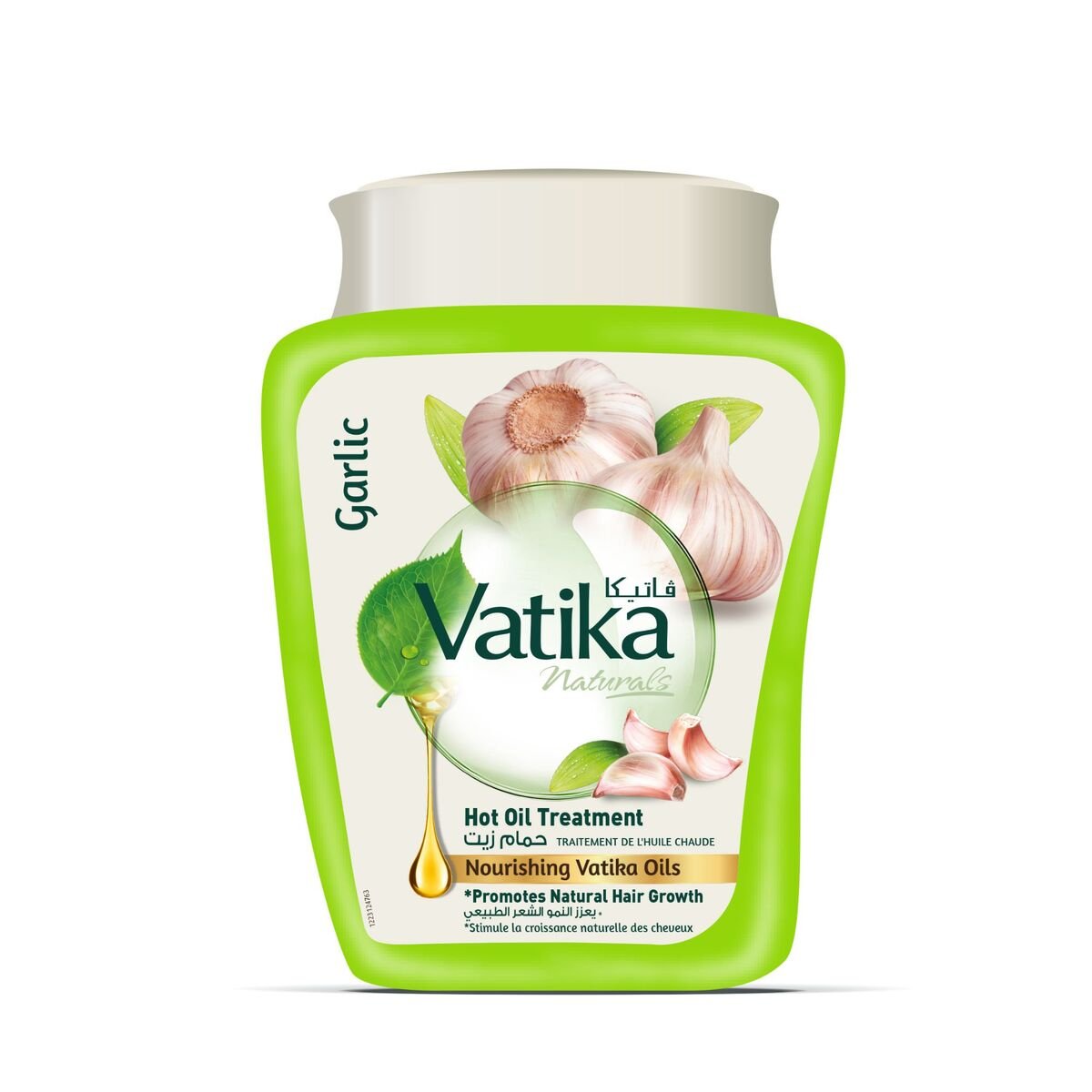 Vatika Naturals Hammam Zaith Hot Oil Treatment Natural Extracts Of Garlic Promotes Natural Hair Growth 1 kg