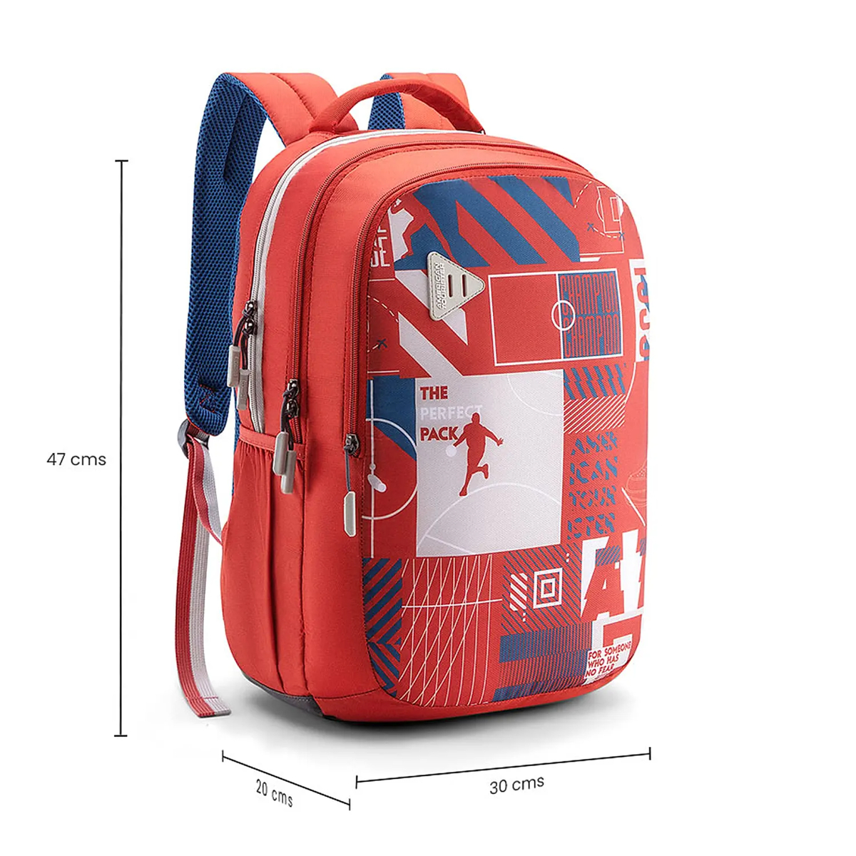 American Tourister Quad Back Pack 20102 19" Red