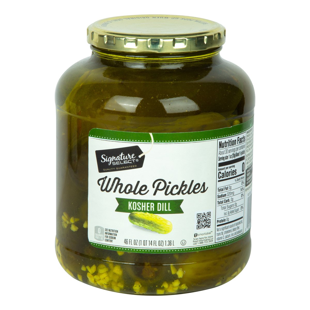 Signature Select Whole Pickle Kosher Dill 1.36 Litres