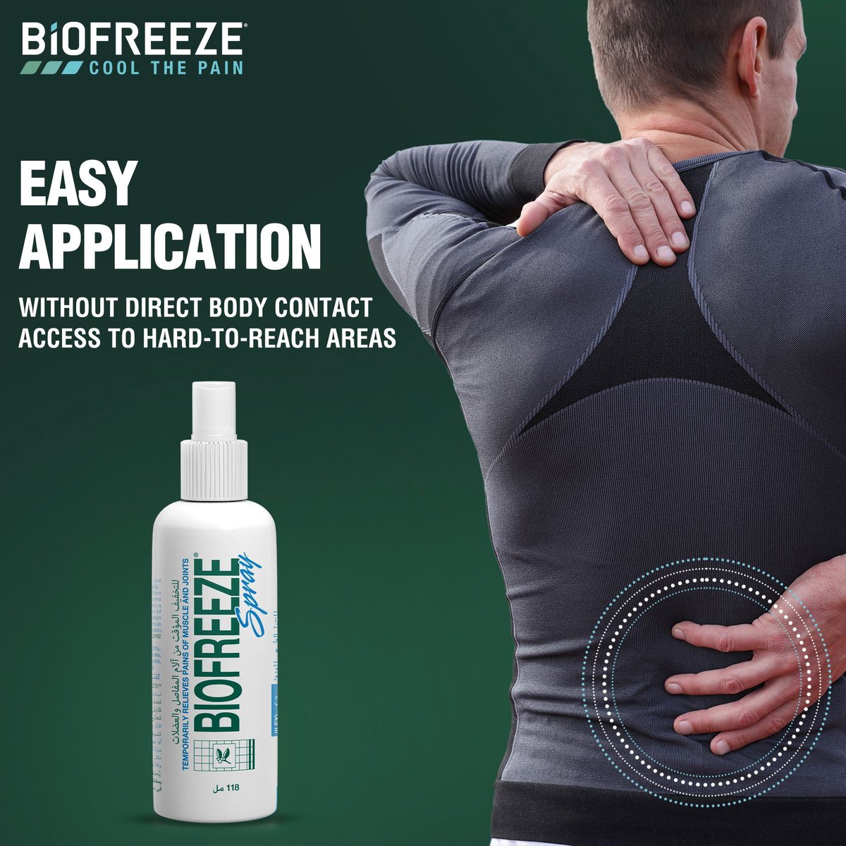 Biofreeze Pain Relief Spray 118 ml