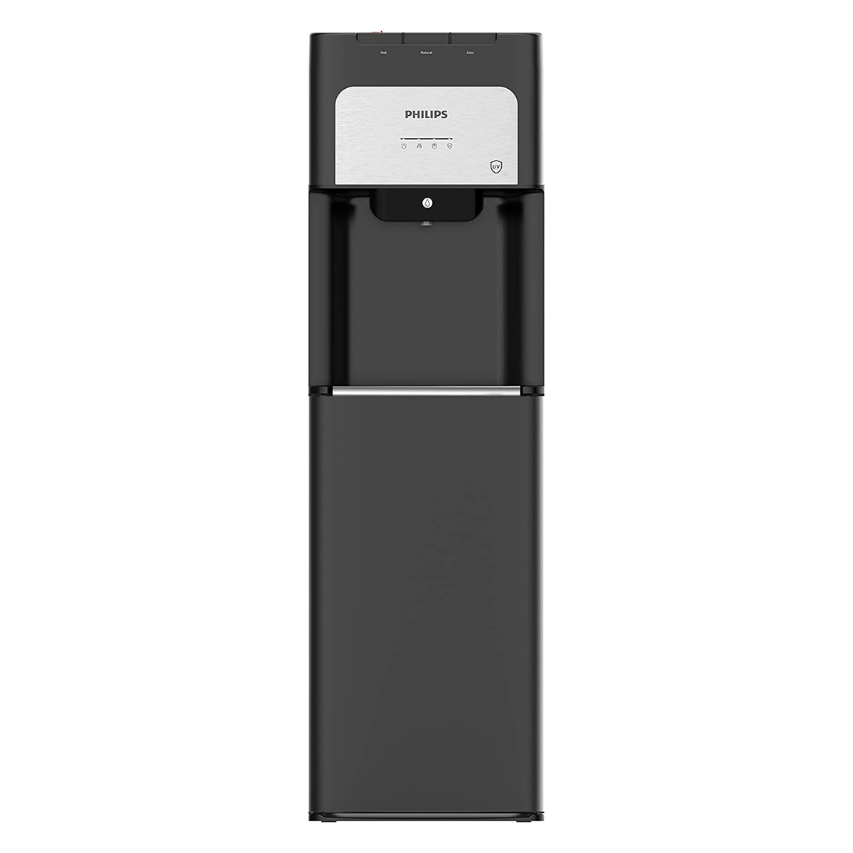 Philips Bottom Load Water Dispenser with UV-LED Disinfection + Micro P-Clean Filtration, Black, ADD4972BKS/56