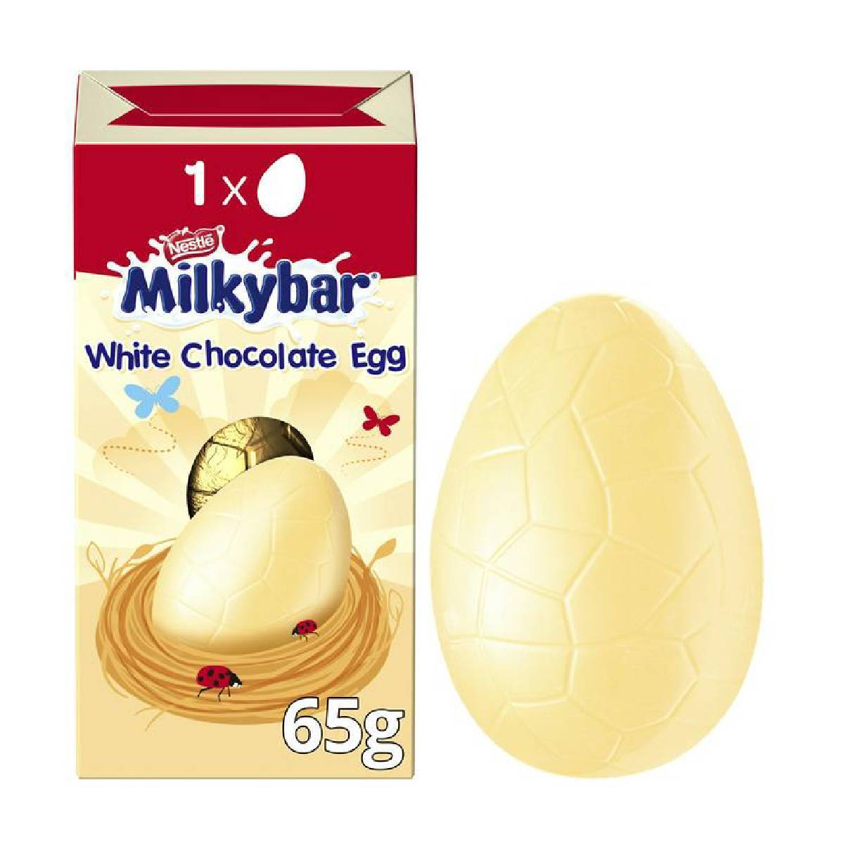 Buy Nestle Milkybar White Chocolate Egg 65 g Online at Best Price | Covrd Choco.Bars&Tab | Lulu UAE in UAE