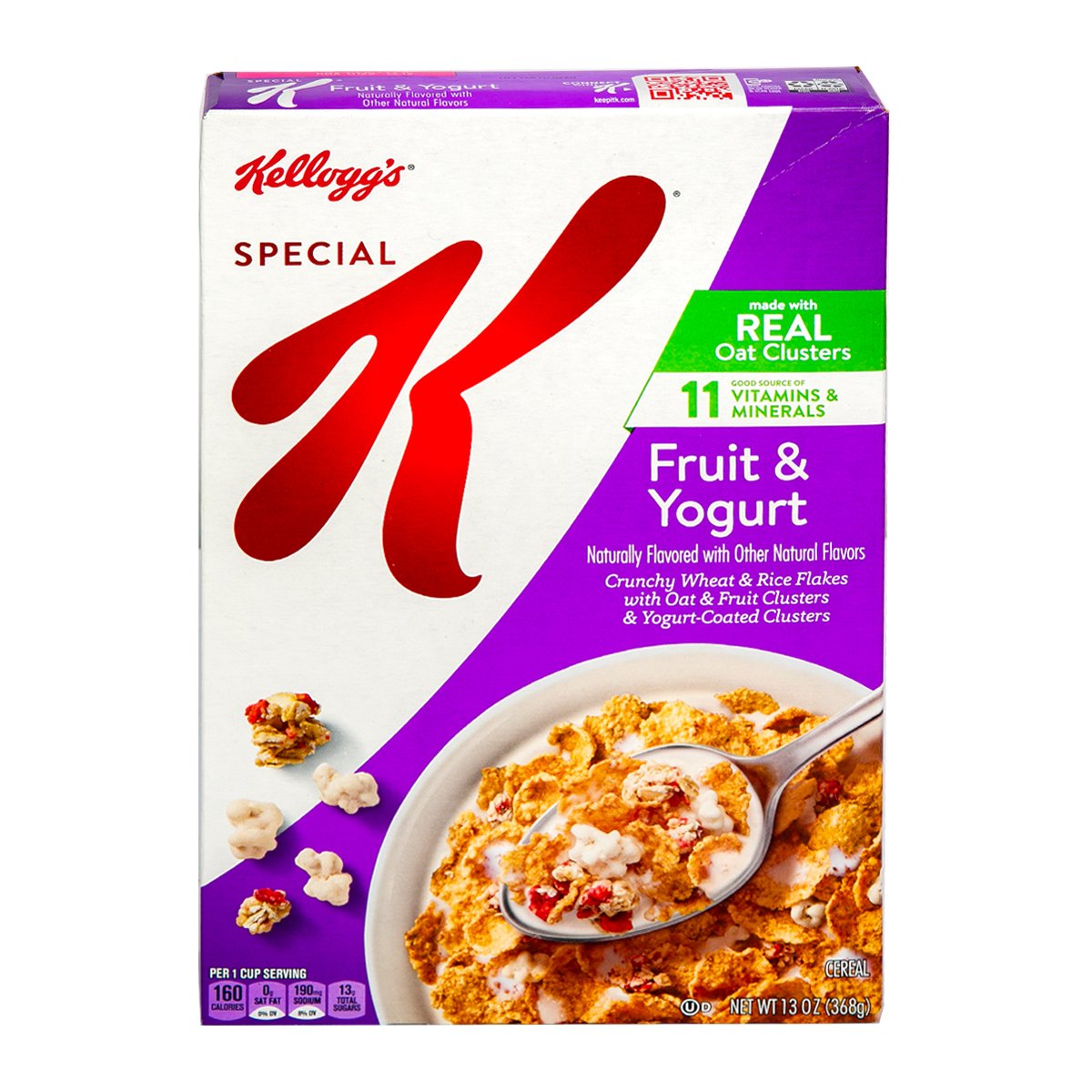 اشتري قم بشراء Kelloggs Special K Fruit & Yogurt Cereal 368 g Online at Best Price من الموقع - من لولو هايبر ماركت USA في الكويت